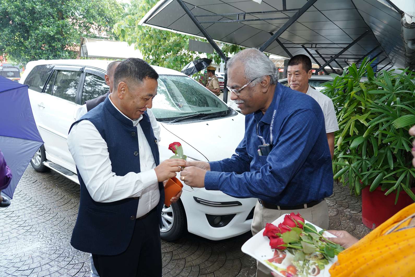 Visit of Nagaland members