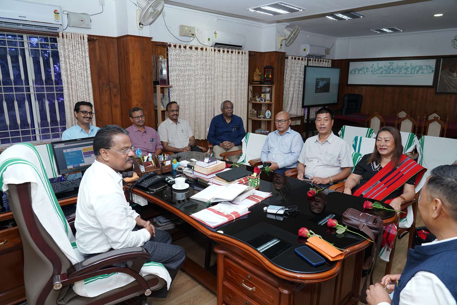 Visit of Nagaland members