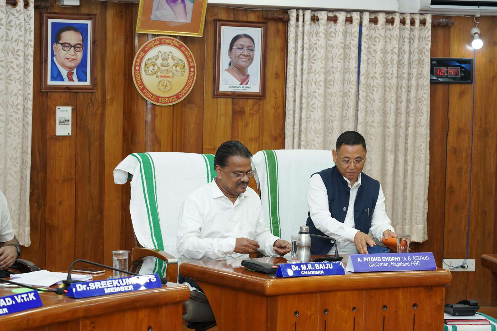 Visit of Nagaland members
