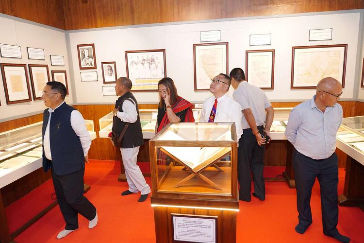 Visit of Nagaland members