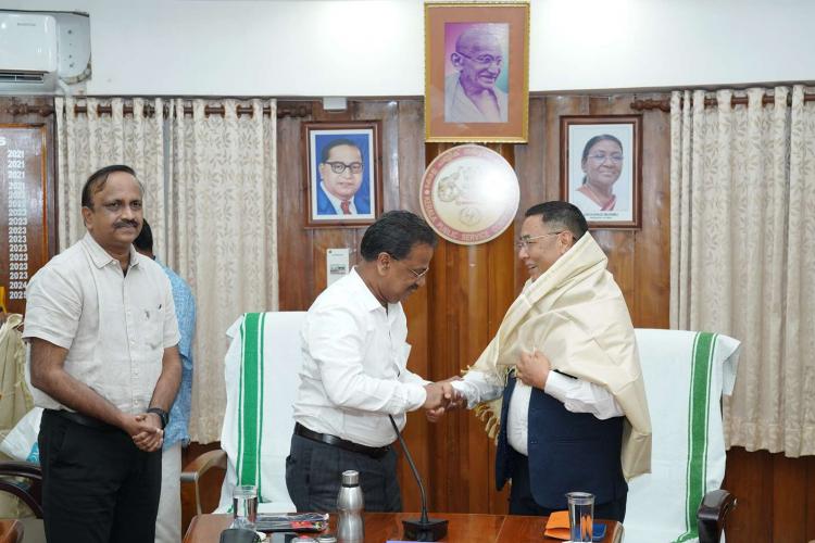 Visit of Nagaland members