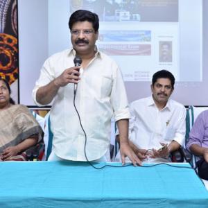 Launching the Official Facebook page by Adv. M.K. Sakeer, Chairman on 01.01.2018