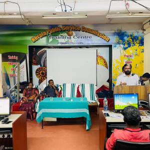 Training Programme for Computer Assistants is inagurated by Hon.Member Sri.Vijayakumaran Nair.S