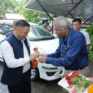 Visit of Nagaland members